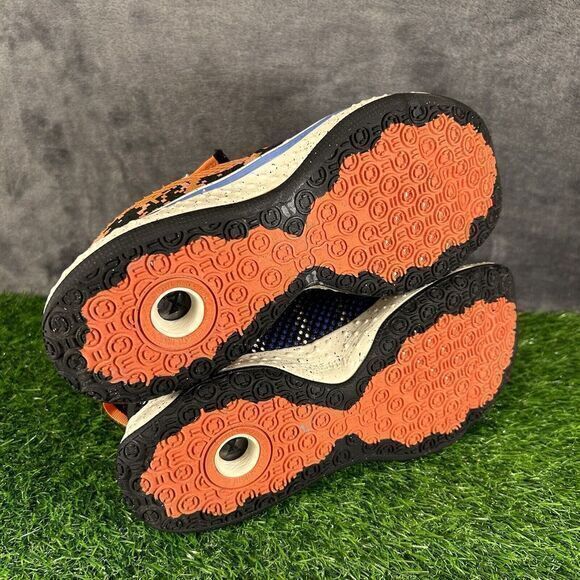 Nike PG 4 Mens 8 Orange Black Camo Shoes Sneakers Athletic Basketball Gym Zipper - Picture 7 of 10